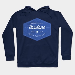 Cardano Vintage Logo 2015 Blockchain ADA Cryptocurrency Hoodie